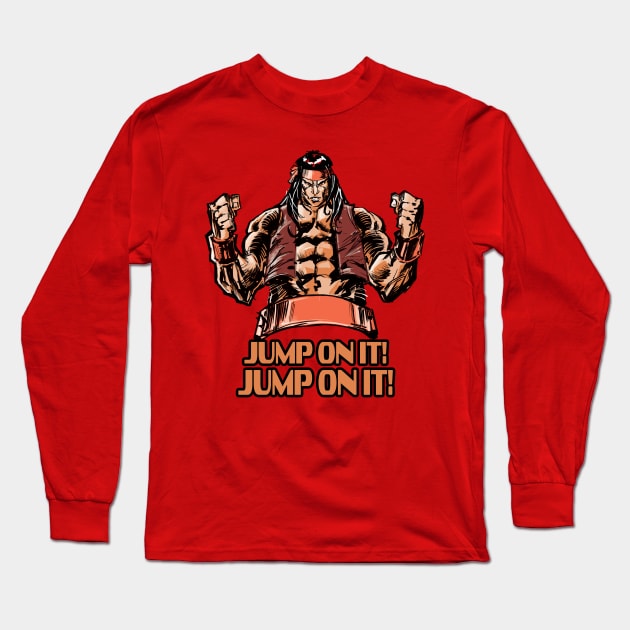 "Apache! jump on it!" Long Sleeve T-Shirt by GeoffreyGwin